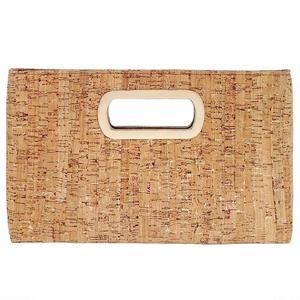 Cork Top Handle Clutch, Gold V o_o